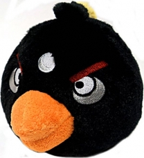 Angry Birds čierny - stredný